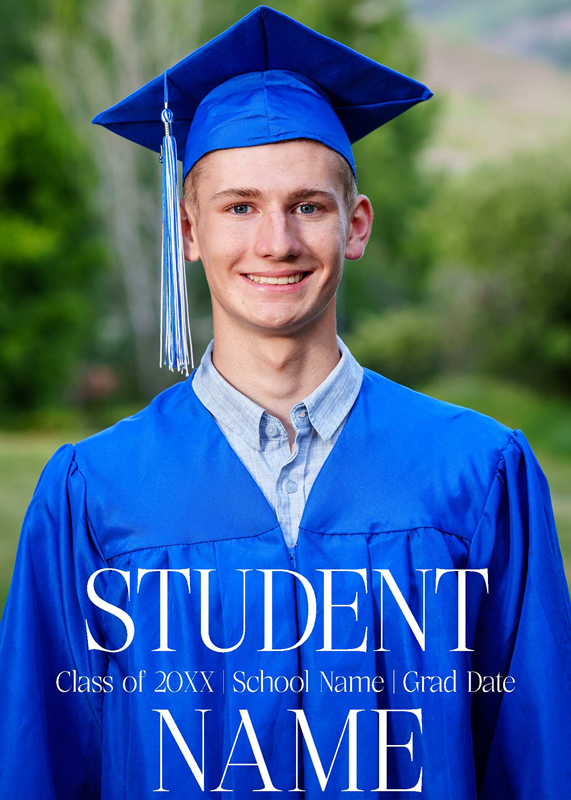 4x5 Full Image Grad Card