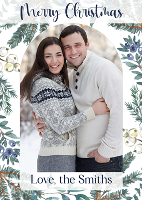 Watercolor Christmas Card