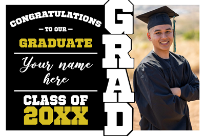 Graduation Yard Sign